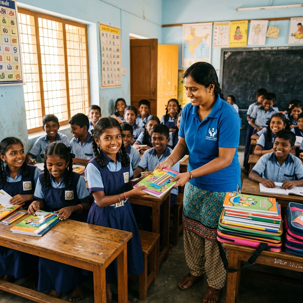 Empowering Futures: Education Support for 50 New Students